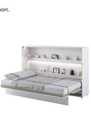 Dig-net nábytok Sklápacia posteľ Lenart BED CONCEPT BC-05p | biely lesk 120 x 200 cm