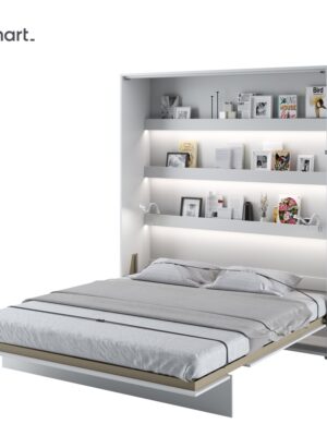 Dig-net nábytok Sklápacia posteľ Lenart BED CONCEPT BC-13p | biely lesk 180 x 200 cm