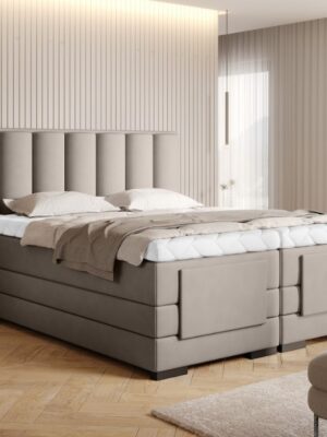 ArtElta Manželská posteľ VEROS Boxspring | elektrická polohovateľná 160 x 200 cm Farba: Poco 07 