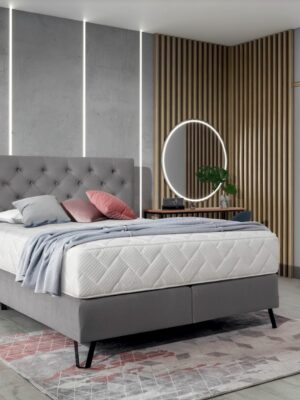 ArtElta Manželská posteľ CORTINA Boxspring | 140 x 200 cm Farba: Nube 04