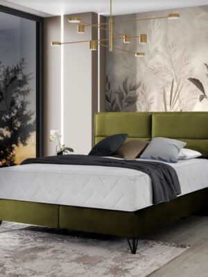 ArtElta Manželská posteľ SAFIRO Boxspring | 140 x 200 cm Farba: Nube 33