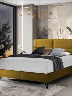 ArtElta Manželská posteľ SAFIRO Boxspring | 140 x 200 cm Farba: Nube 45