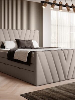 ArtElta Manželská posteľ CANDICE Boxspring | 180 x 200 cm Farba: Poco 07 