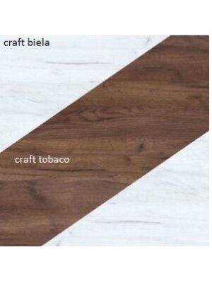 ArtCross Obývacia stena NOTTI 1 Farba: craft biely / craft tobaco / craft biely