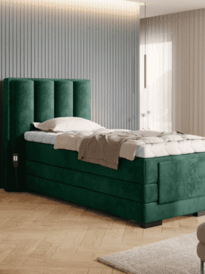 ArtElta Manželská posteľ VEROS Boxspring | elektrická polohovateľná 90 x 200 cm Farba: Nube 35